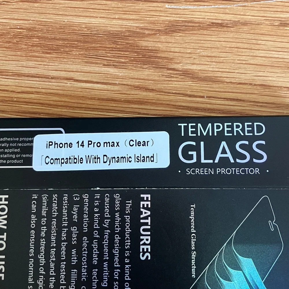 Invisible Diamond Screen Protector - Black